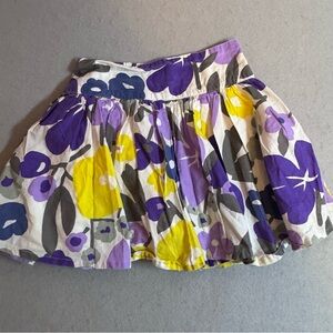 Mini Boden Floral Skirt